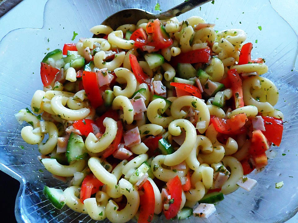German Pasta Salad Classic • Best German Recipes